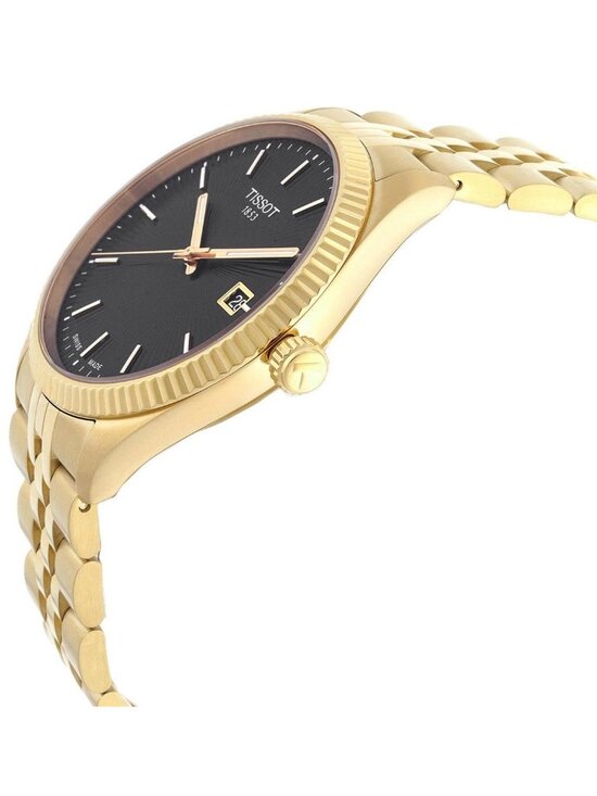 NWT Tissot Ballade Quartz Black Dial Men\'s Watch